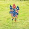 Set of 2 30"H Patriotic/ Americana Firecracker Yard Stake or Wall Décor (KD, Two Function)